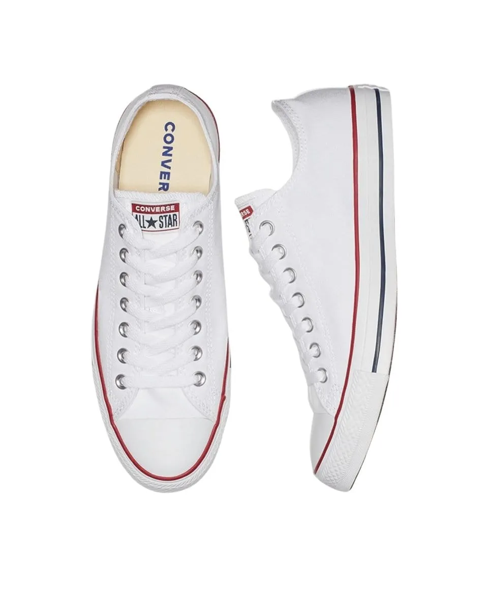 CONVERSE MEN'S CHUCK TAYLOR ALL STAR LOW TOP WHITE SHOE