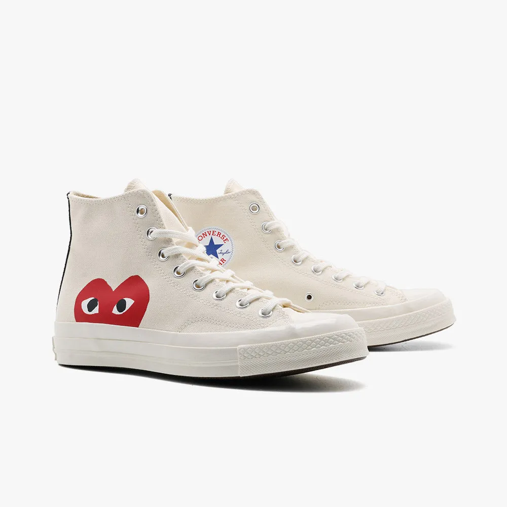 Converse x COMME des GARÇONS PLAY Chuck Taylor Hi / Beige