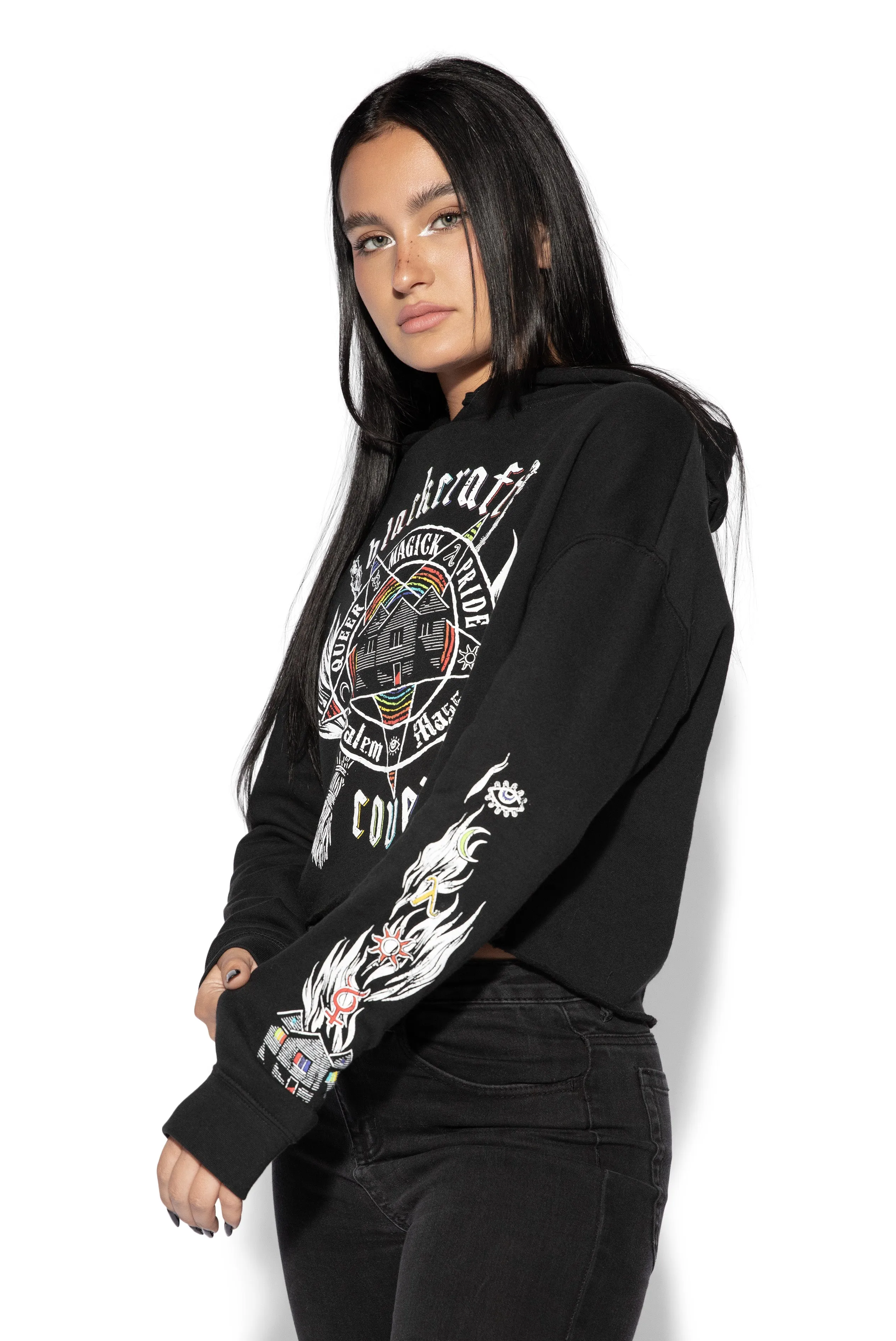 Coven Pride - Women's Cropped Hoodie