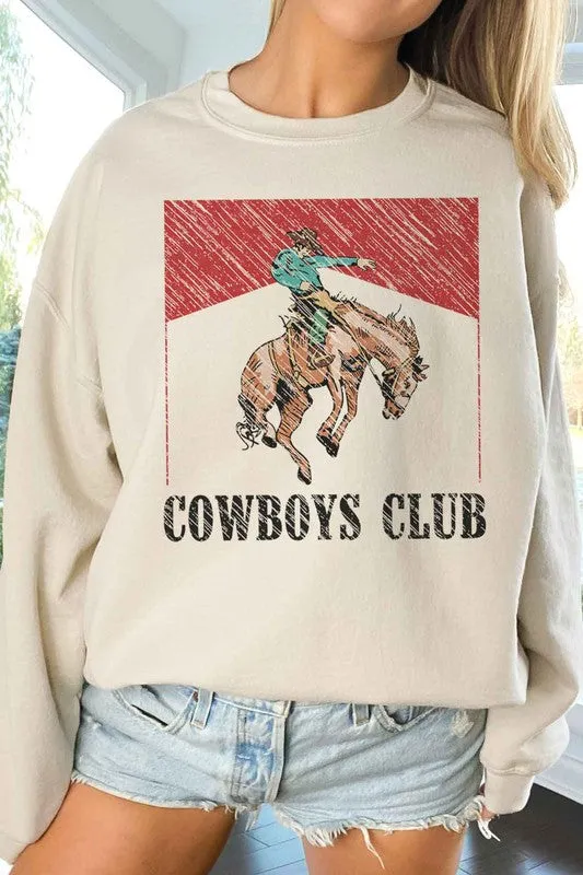 COWBOYS CLUB OVERSIZED SWEATSHIRT