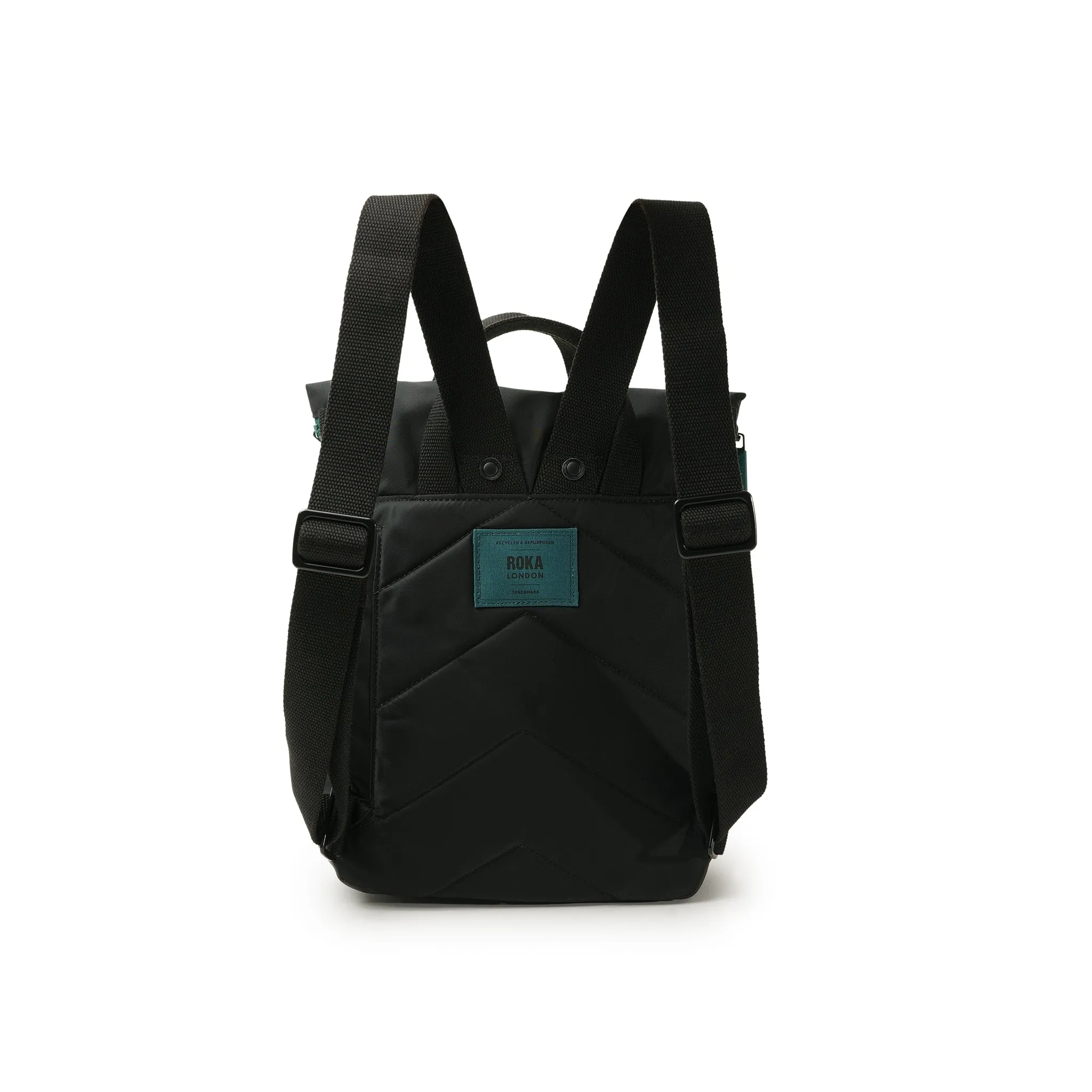 Creative Waste Black Edition Canfield B Teal Recycled Nylon