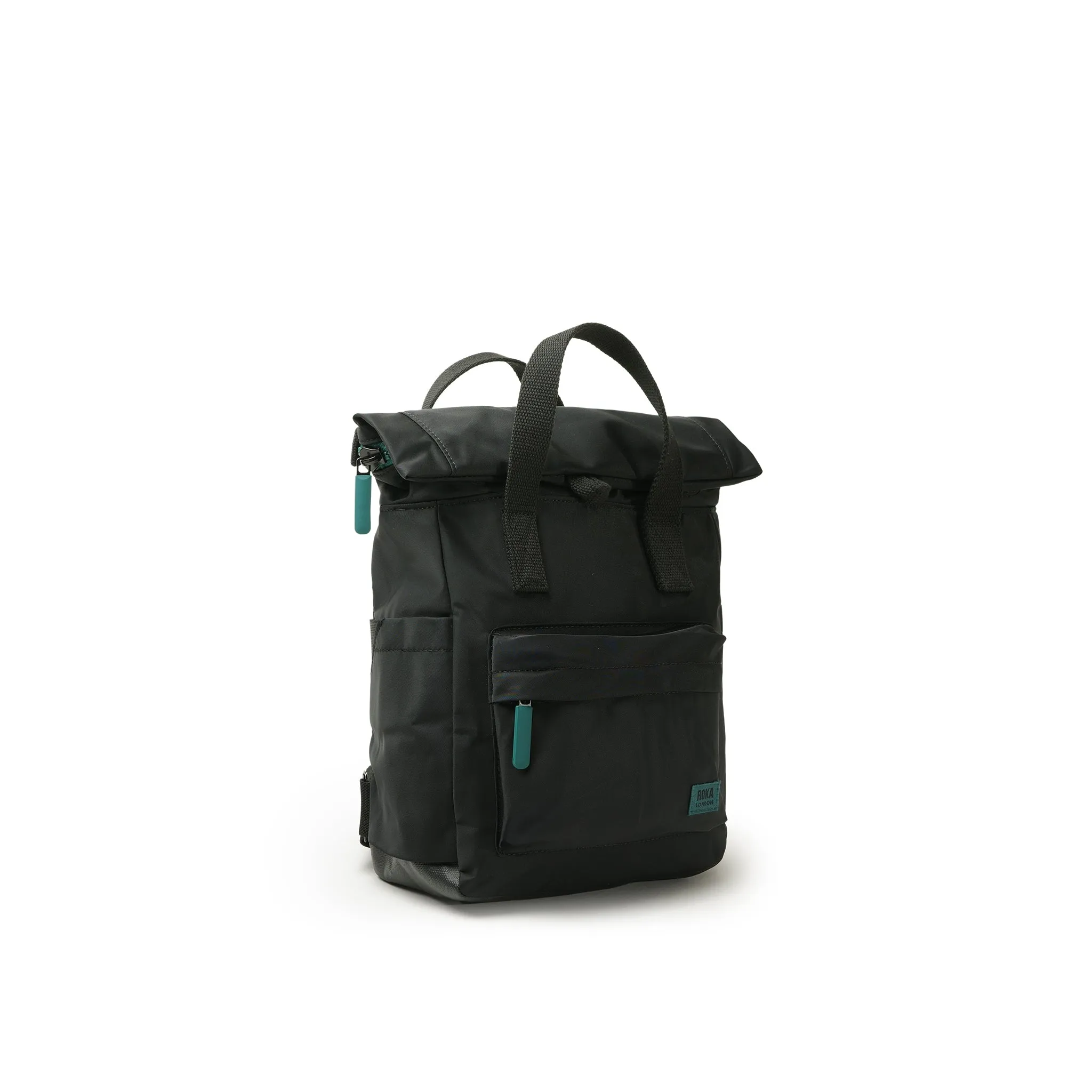 Creative Waste Black Edition Canfield B Teal Recycled Nylon