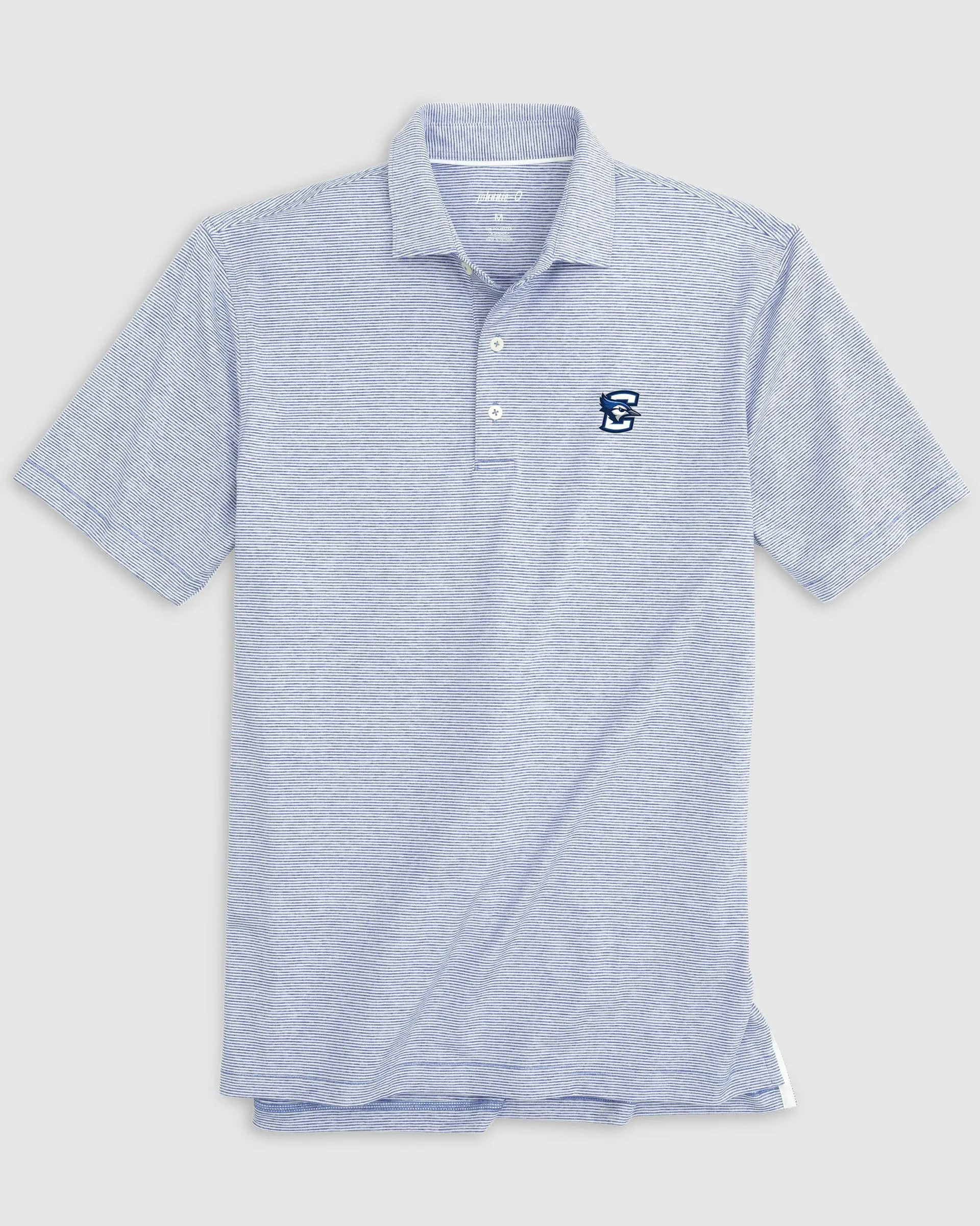 Creighton Lyndonn Striped Jersey Performance Polo