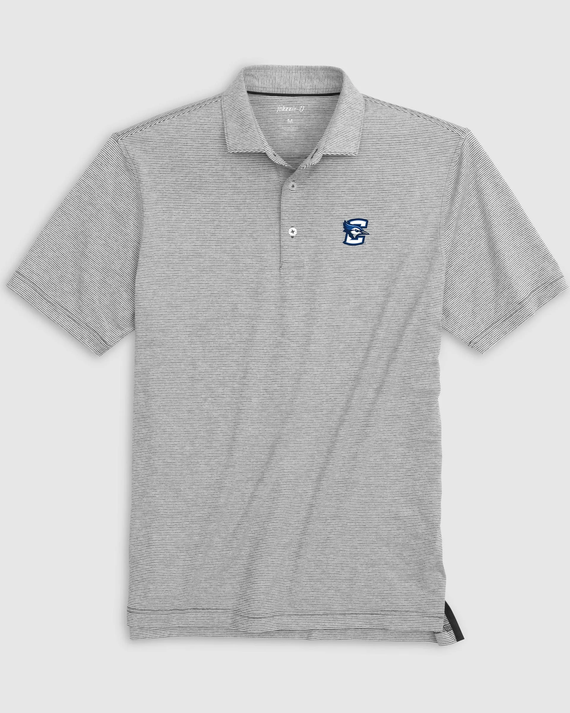 Creighton Lyndonn Striped Jersey Performance Polo