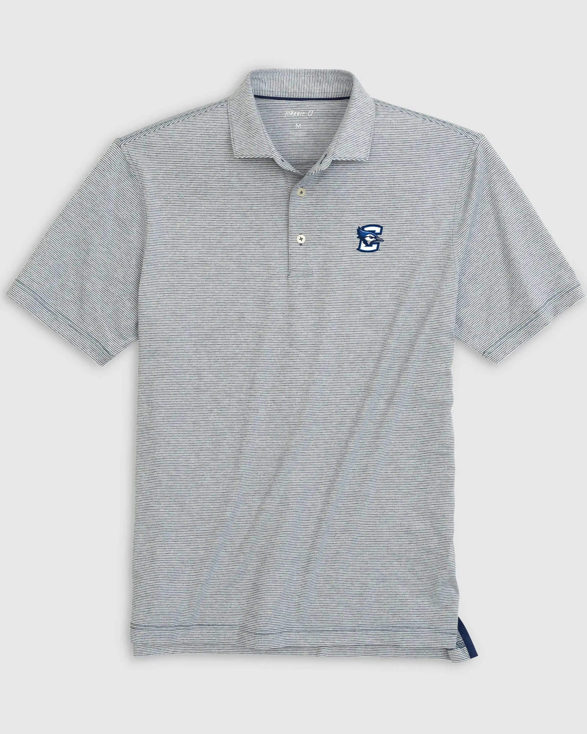 Creighton Lyndonn Striped Jersey Performance Polo