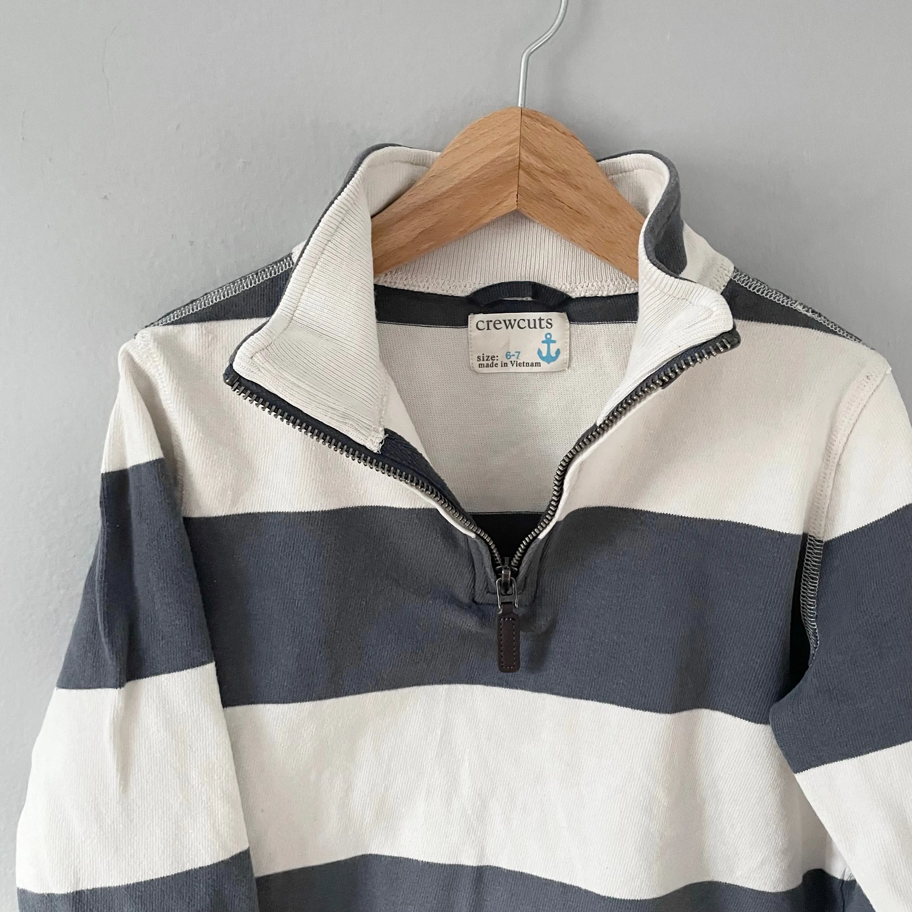 Crewcuts / Half zip up sweatshirt / 6-7Y