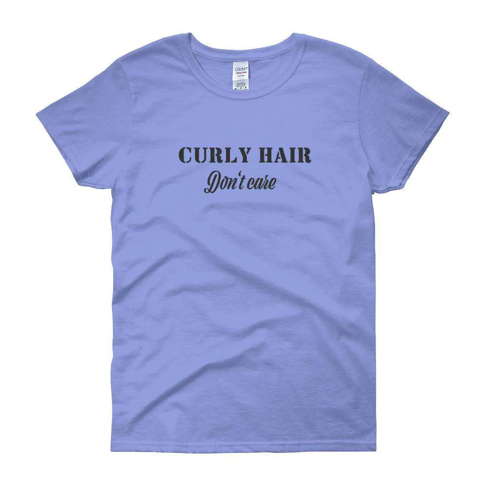 Curly Hair Women's short sleeve t-shirt