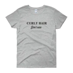 Curly Hair Women's short sleeve t-shirt