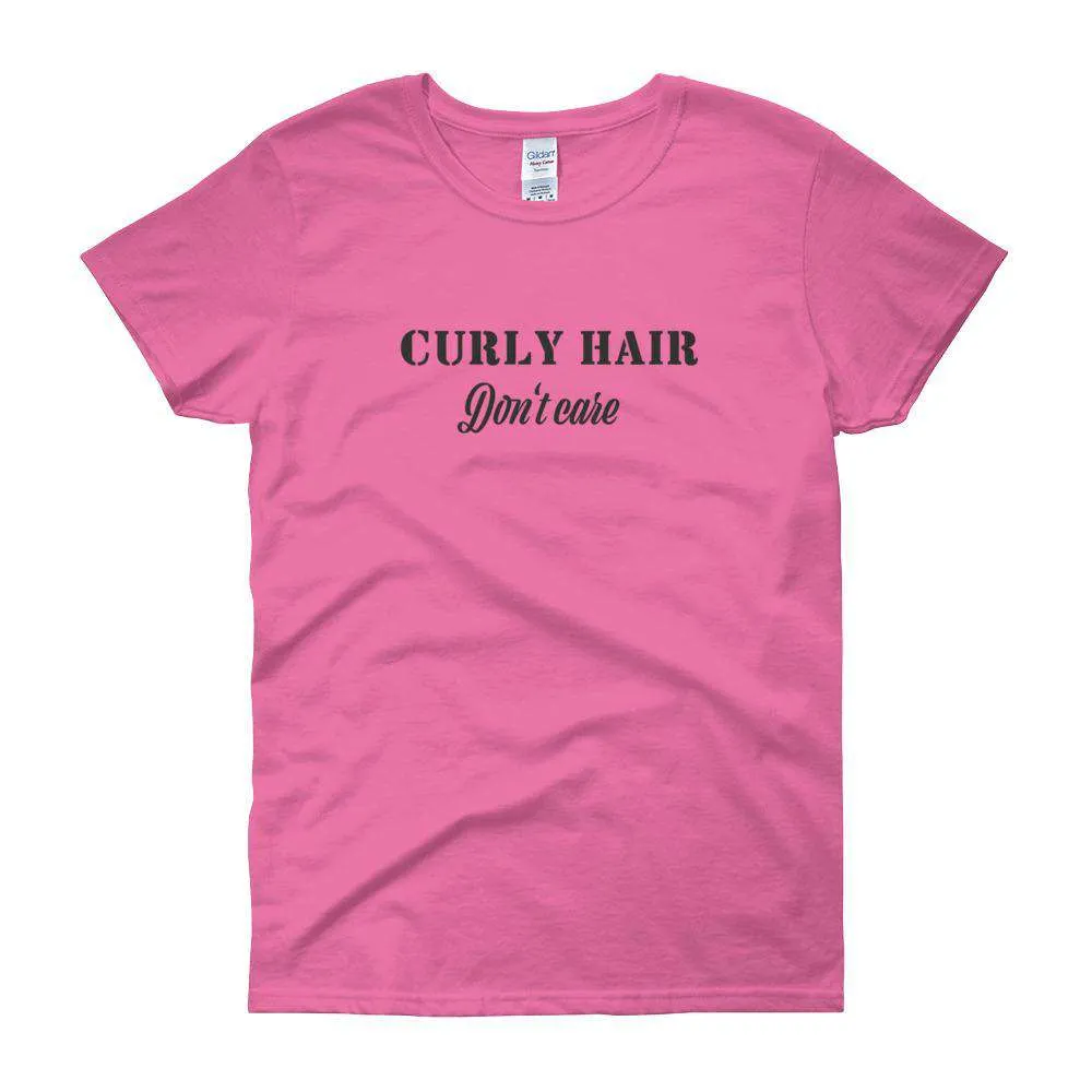 Curly Hair Women's short sleeve t-shirt