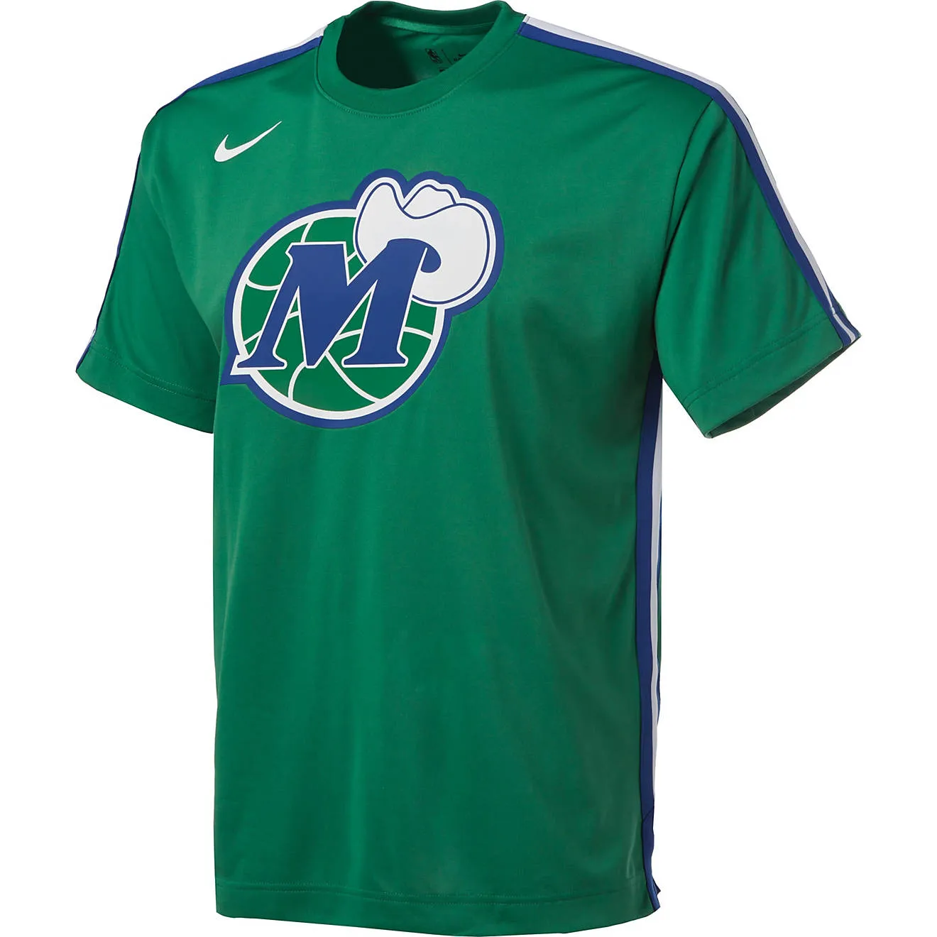 DALLAS MAVERICKS NIKE HARDWOOD CLASSIC SHORT SLEEVE SHOOTER SHIRT