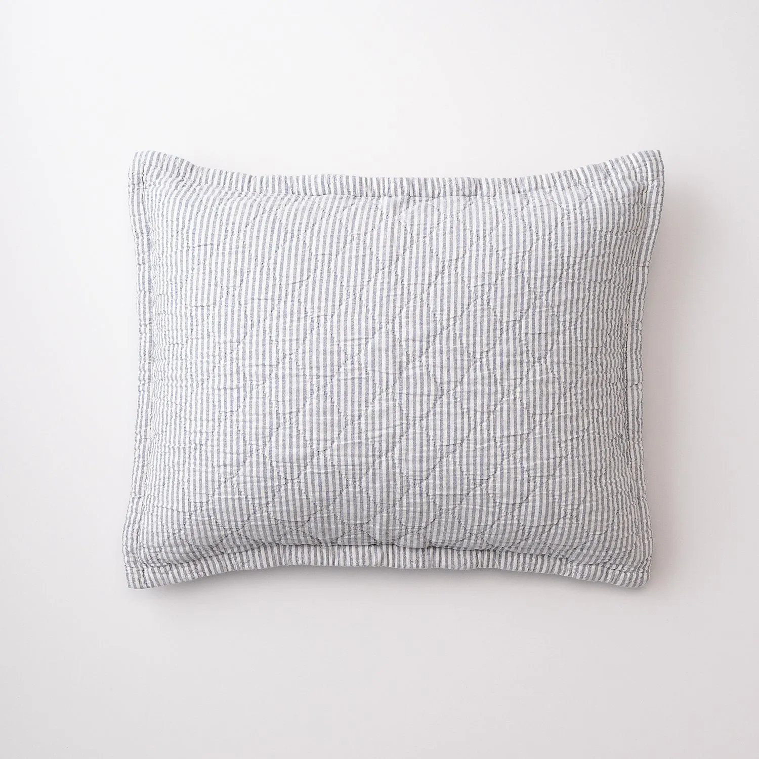 Diamond Ticking Quilted Pillow Sham