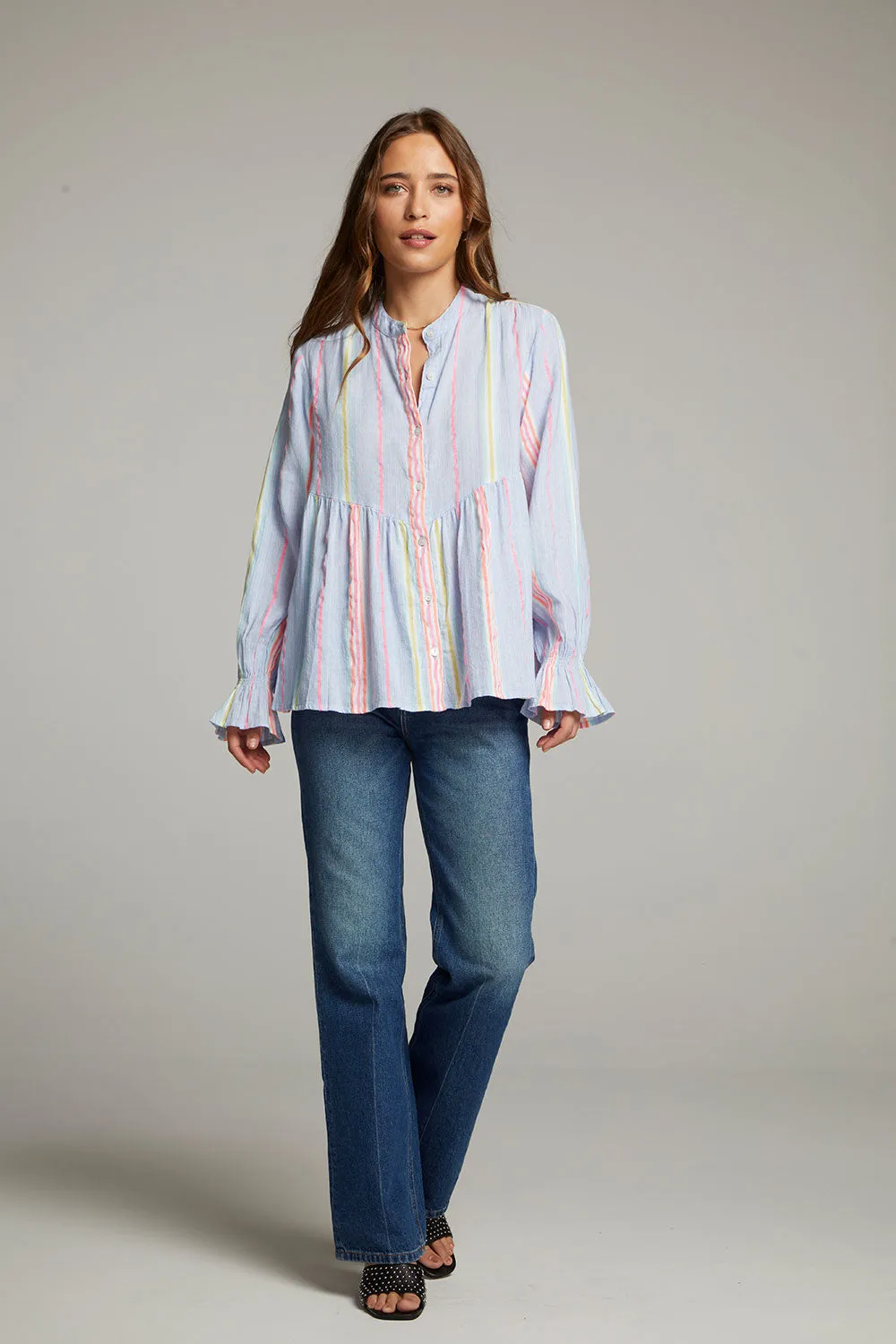 Dolphin South West Beach Stripe Button Down