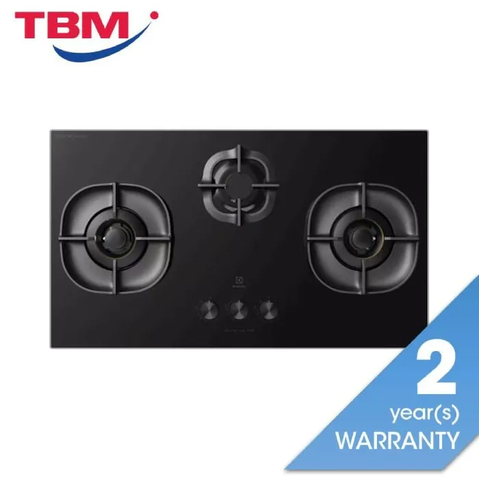 Electrolux EHG9351BC Built-In Gas Hob 90CM 3 Burner