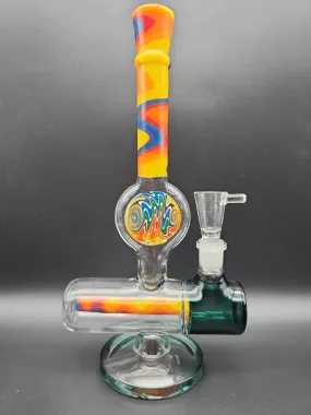 Endless Rainbow Inline Perc Water Pipe | 9 | 14mm