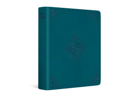 ESV Journaling Bible - TruTone®, Deep Teal, Fleur-de-lis Design