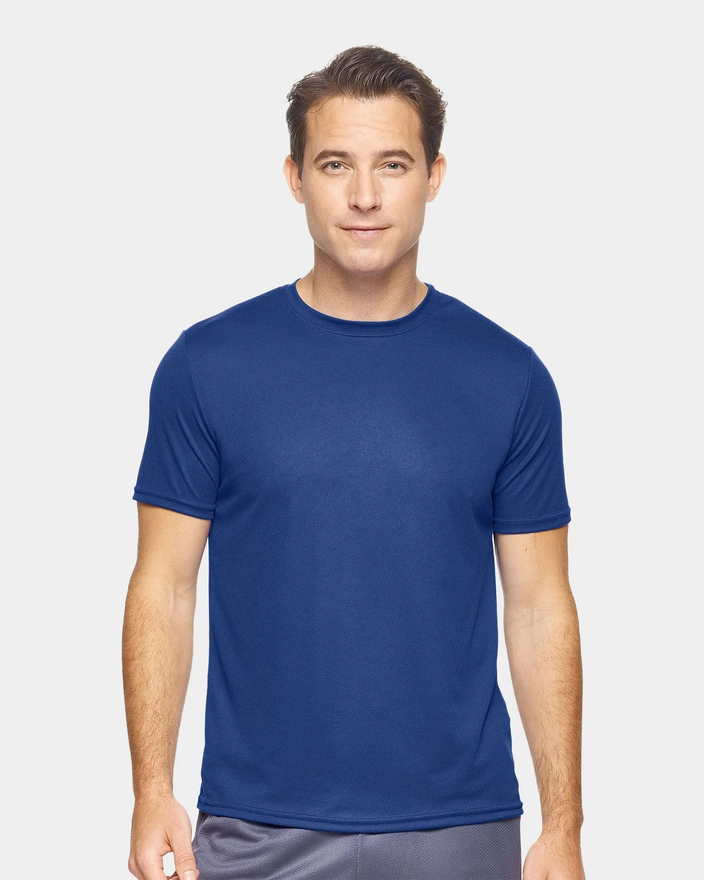 Expert Brand Oxymesh Men's Crewneck Performance T-Shirt Extended Sizes