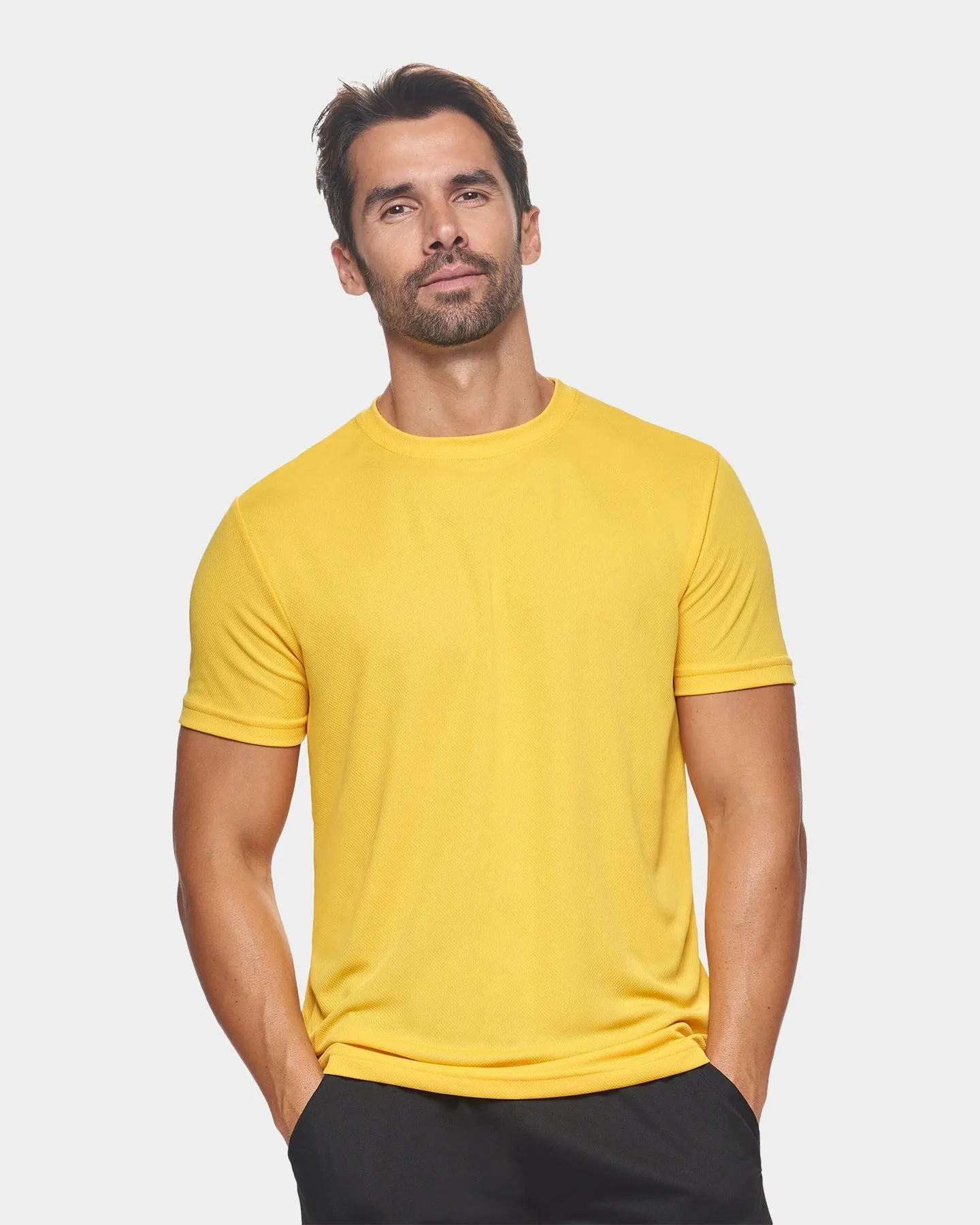 Expert Brand Oxymesh Men's Crewneck Performance T-Shirt Extended Sizes