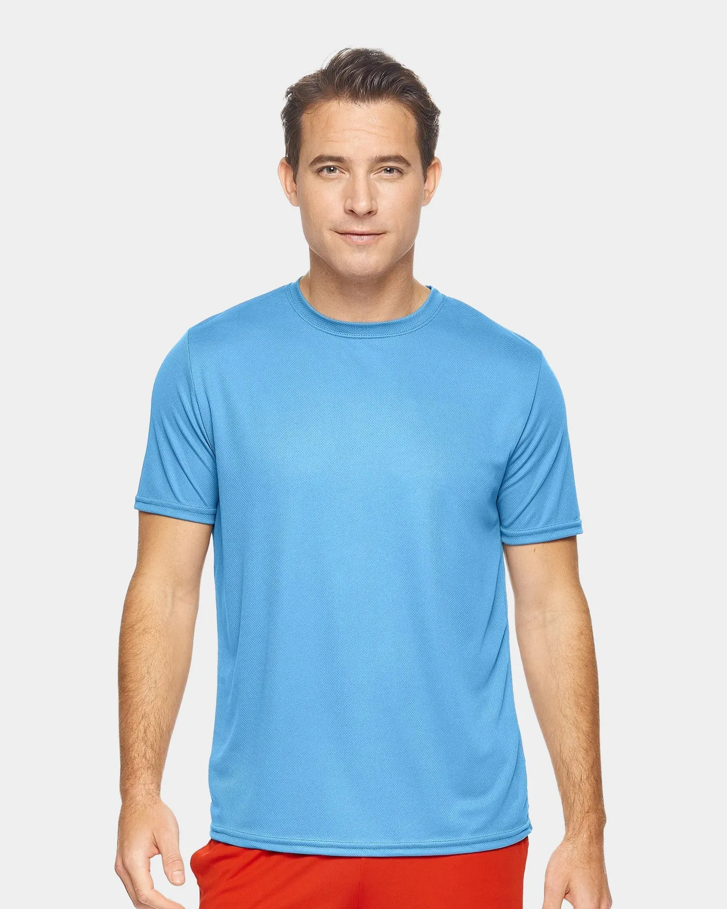 Expert Brand Oxymesh Men's Crewneck Performance T-Shirt Extended Sizes