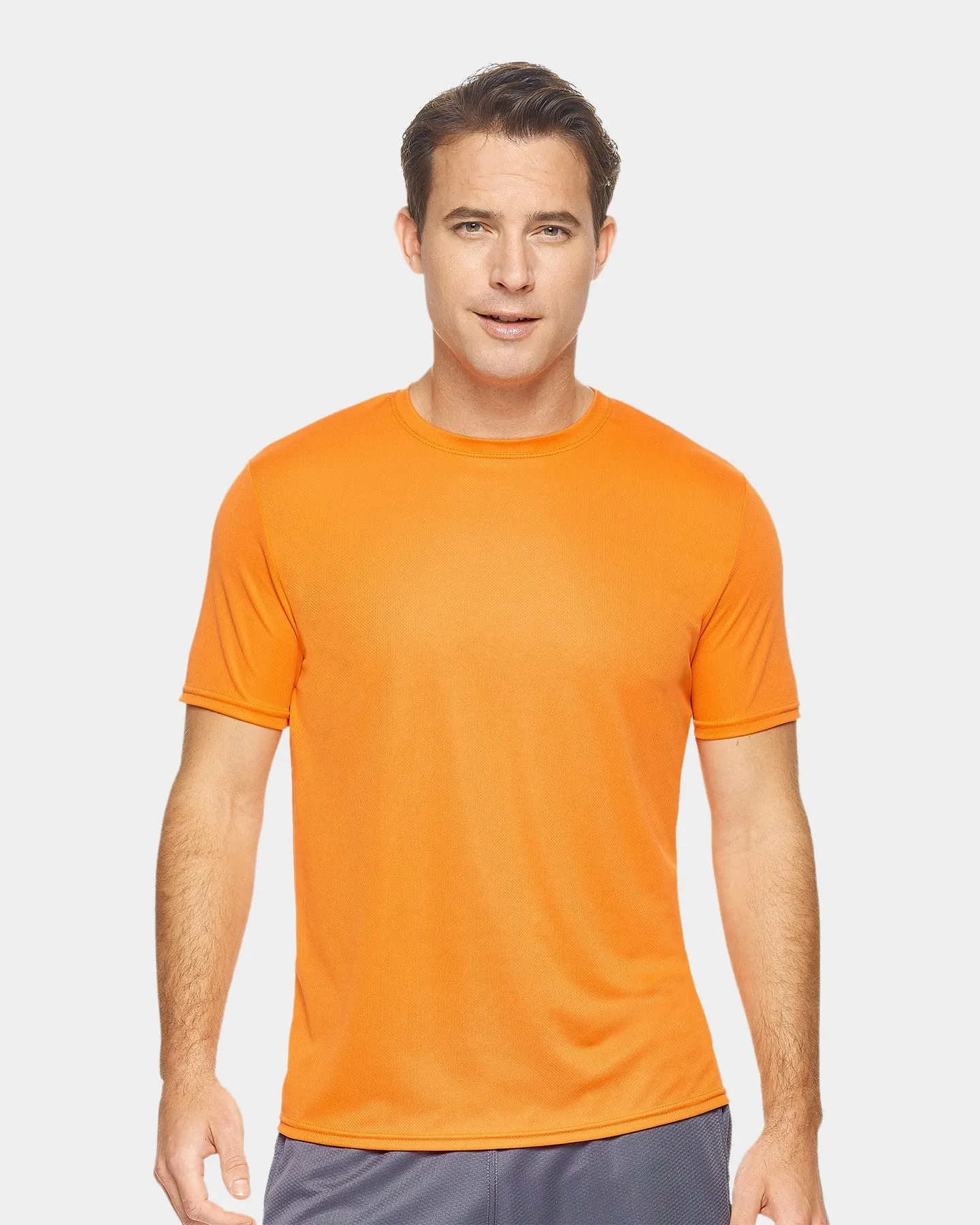 Expert Brand Oxymesh Men's Crewneck Performance T-Shirt Extended Sizes