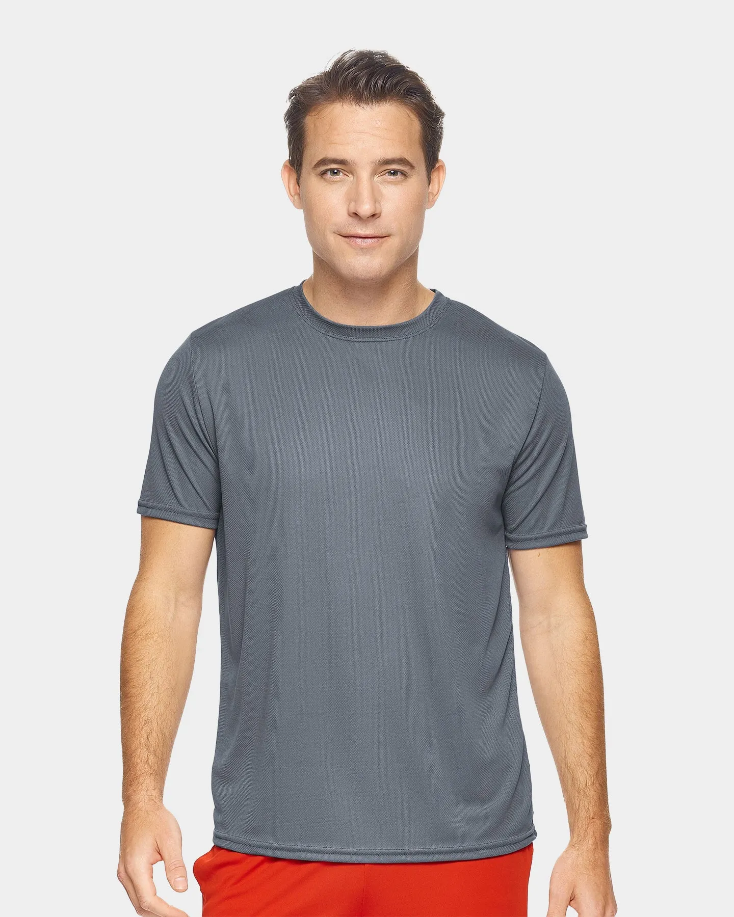 Expert Brand Oxymesh Men's Crewneck Performance T-Shirt Extended Sizes