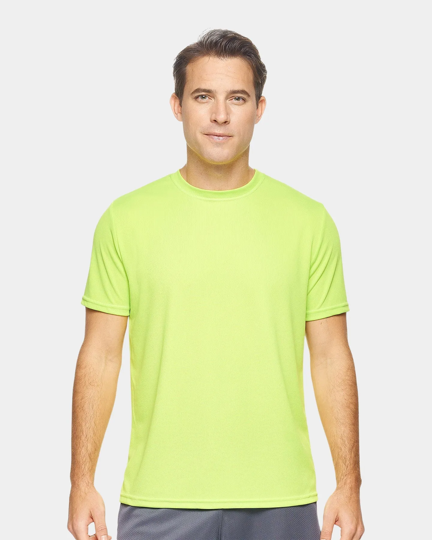 Expert Brand Oxymesh Men's Crewneck Performance T-Shirt Extended Sizes