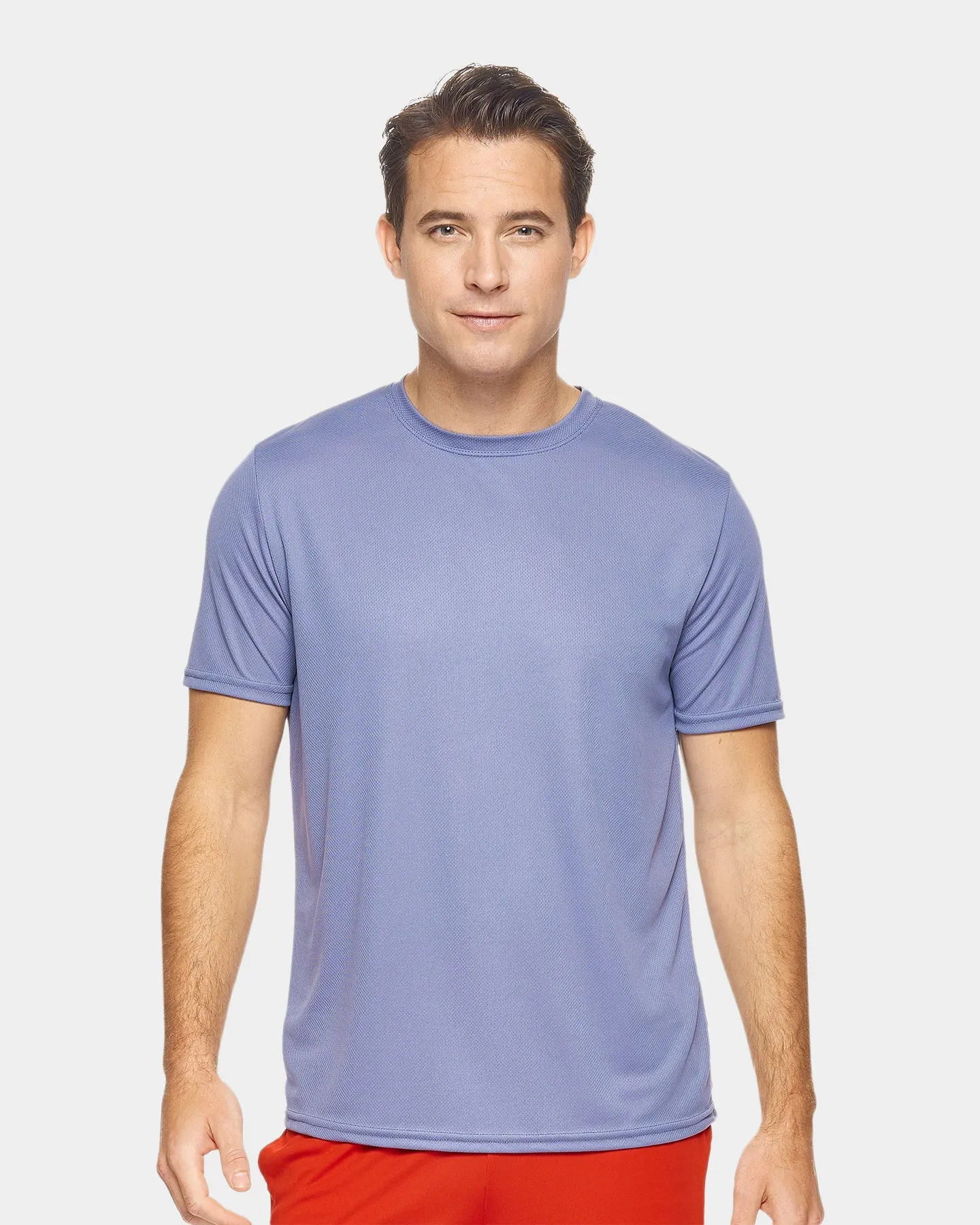 Expert Brand Oxymesh Men's Crewneck Performance T-Shirt Extended Sizes