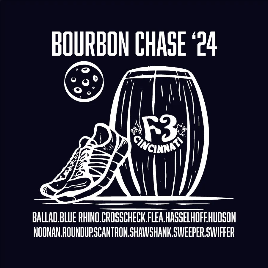 F3 Cincinnati Bourbon Chase '24 Pre-Order August 2024