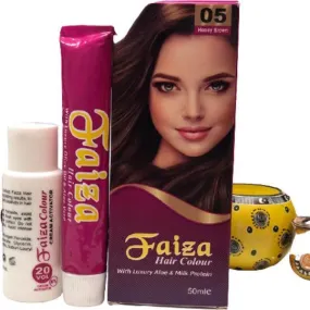 Faiza Hair Color 05 Honey Brown