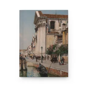 Federico del Campo: "The Giudecca Canal Santa Maria de Rosario" - Hardcover Journal