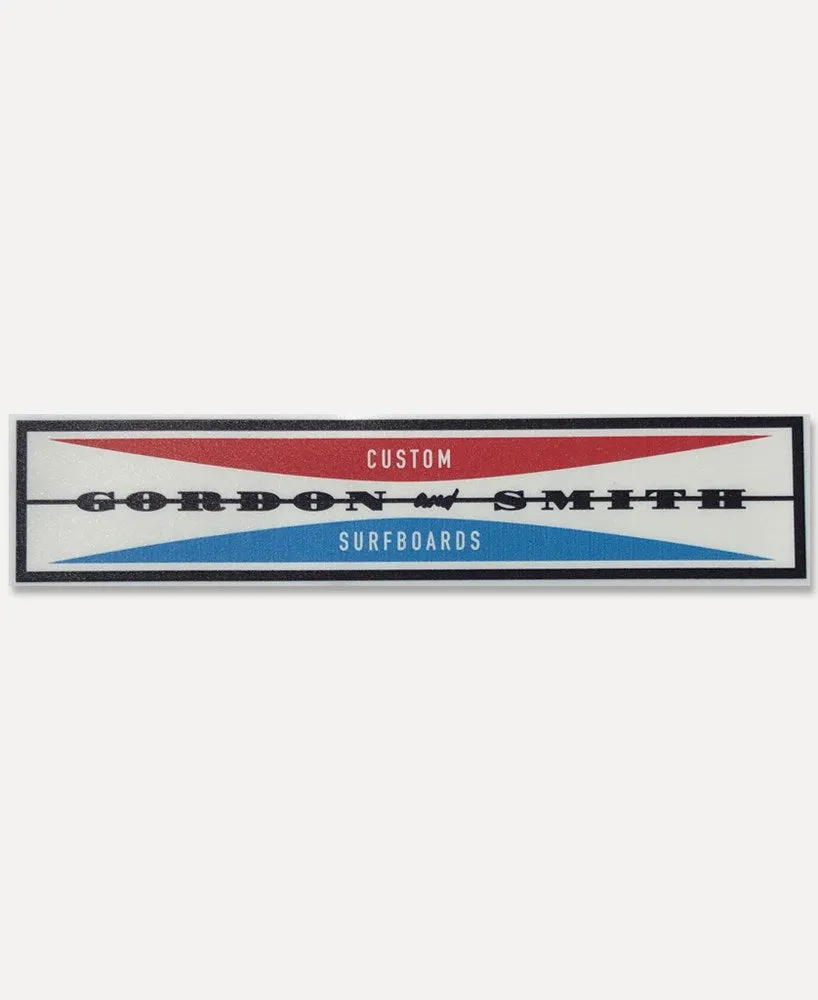 G&S STICKER SM | Red/Blue