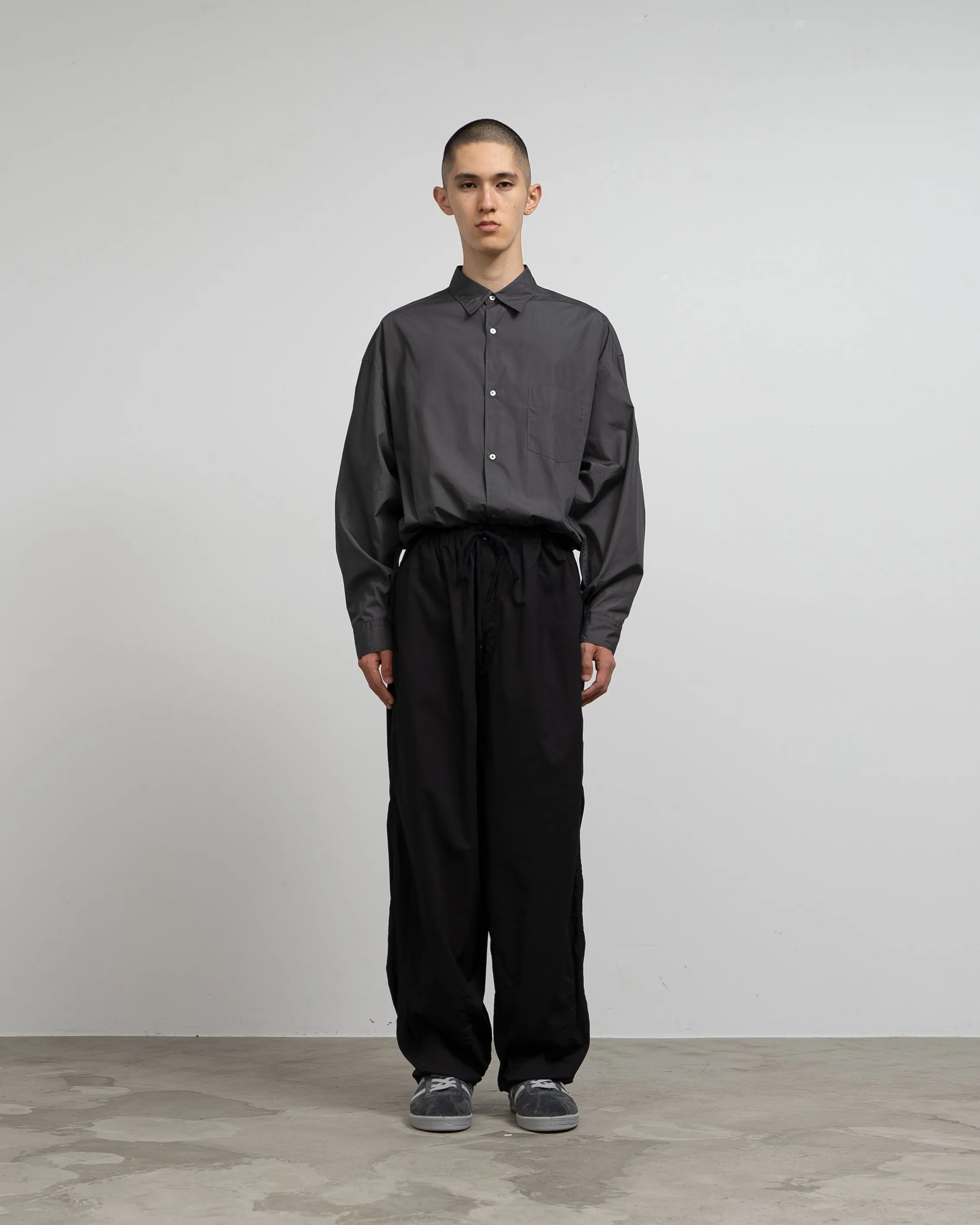 Garment Dyed Typewriter Parachute Pants