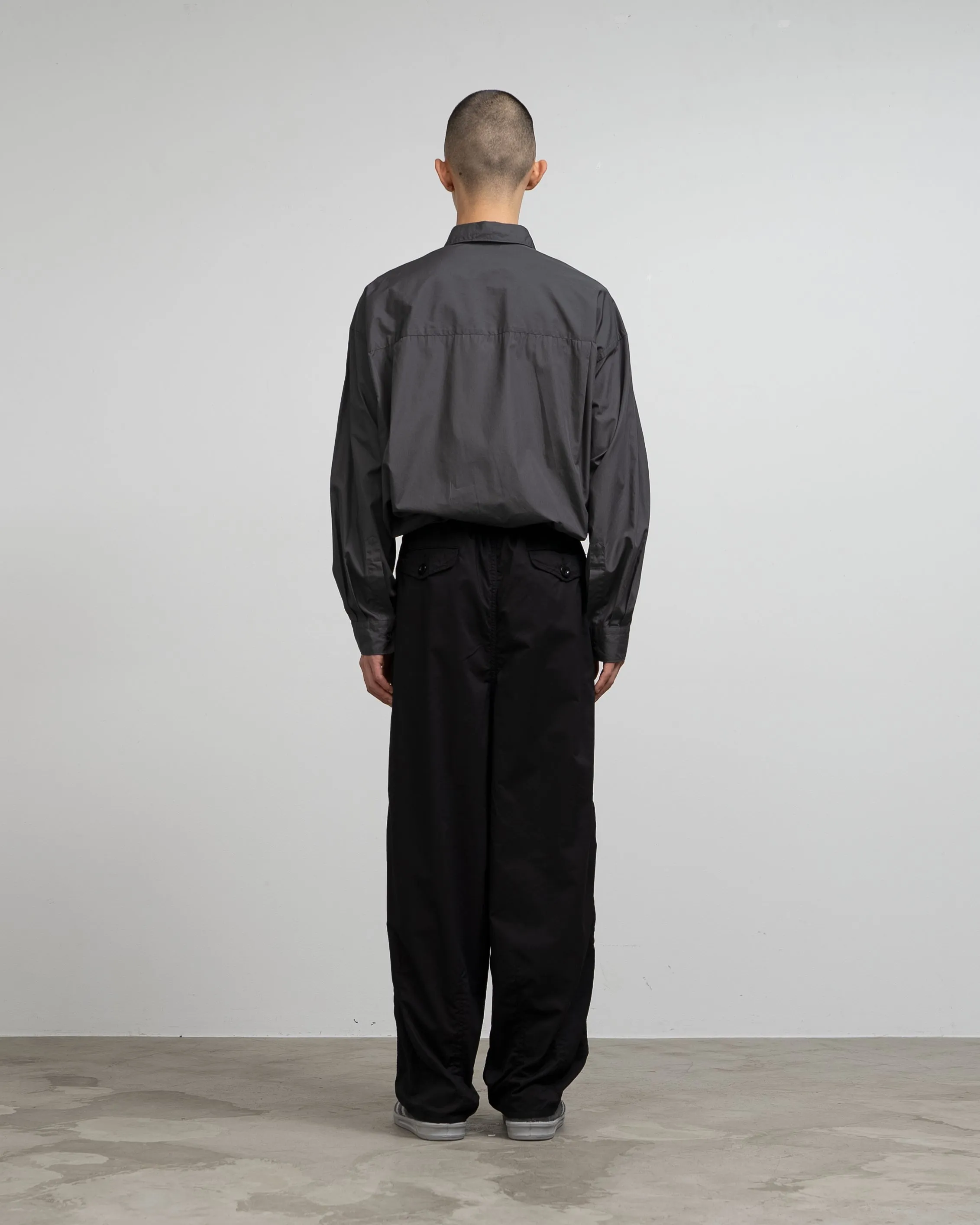 Garment Dyed Typewriter Parachute Pants