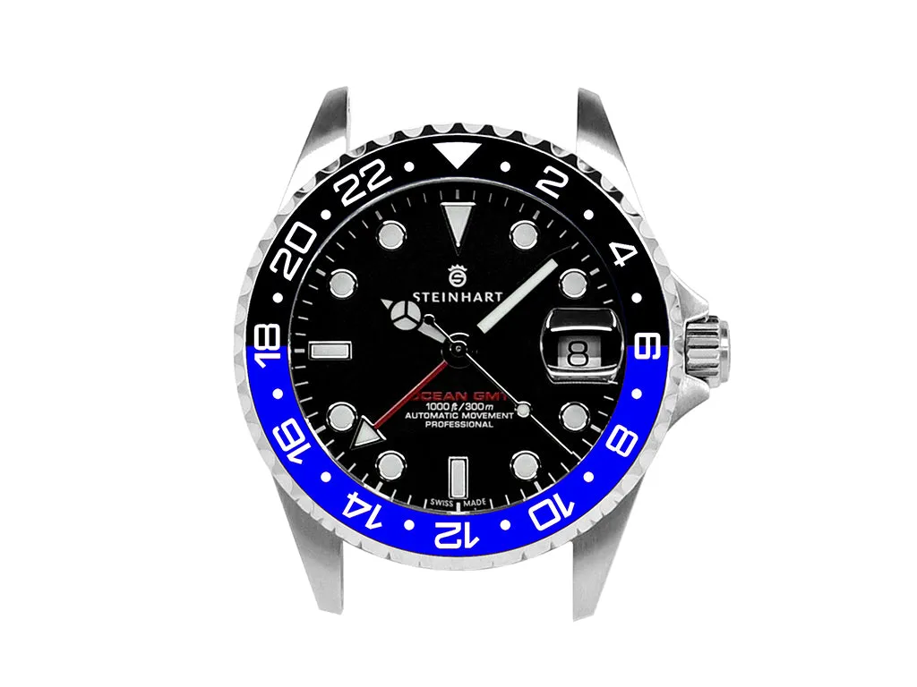 GMT Style Ceramic Bezel Insert Black/Blue (Dark Knight)