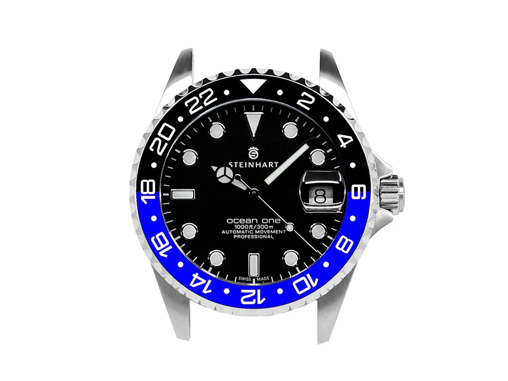 GMT Style Ceramic Bezel Insert Black/Blue (Dark Knight)