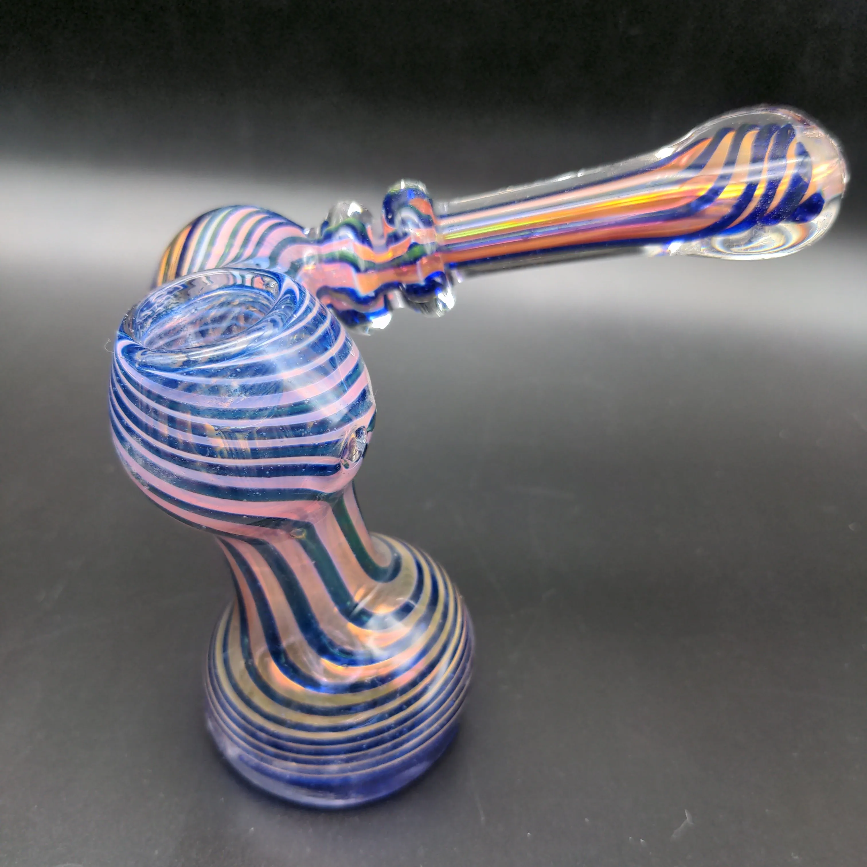 Gold Fumed Sidecar Bubbler - 3.5