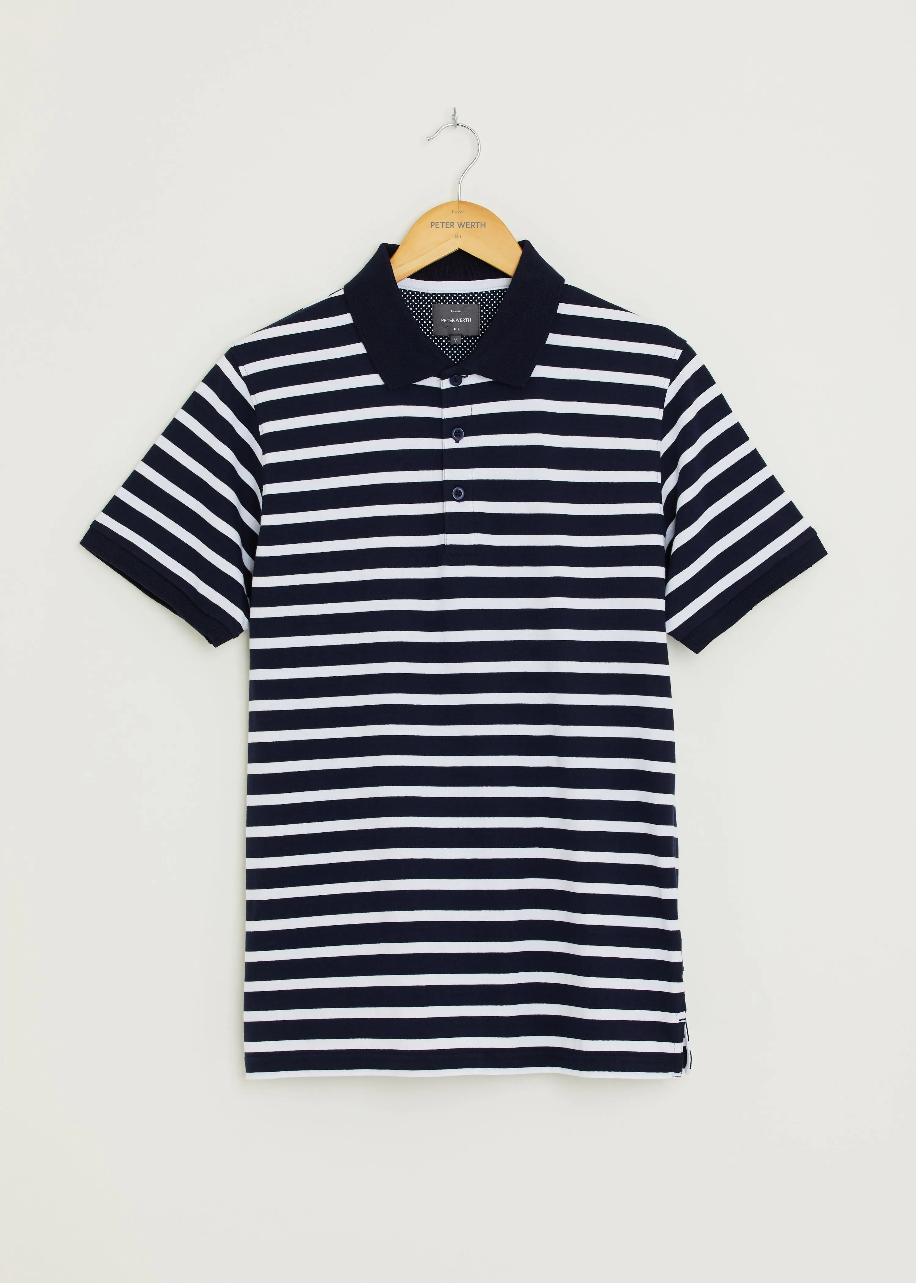 Gresley Polo Shirt - Navy/White