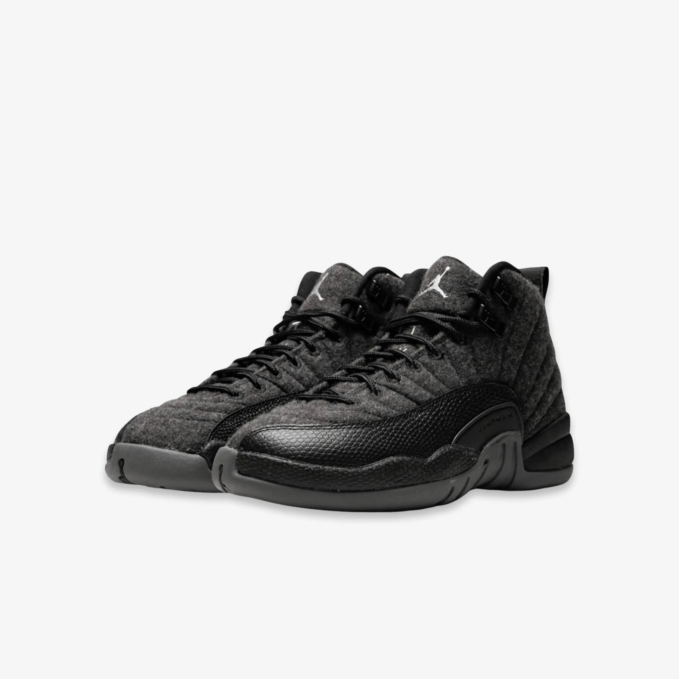 (GS) Air Jordan 12 Retro Wool 'Dark Grey' (2016) 852626-003