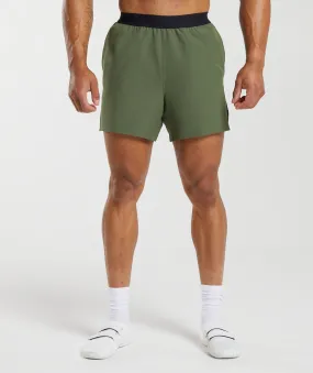 Gymshark 315 Woven Short - Core Olive