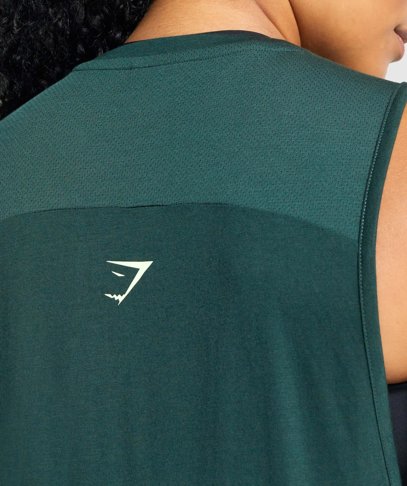 Gymshark Apollo Graphic Tank - Dark Green