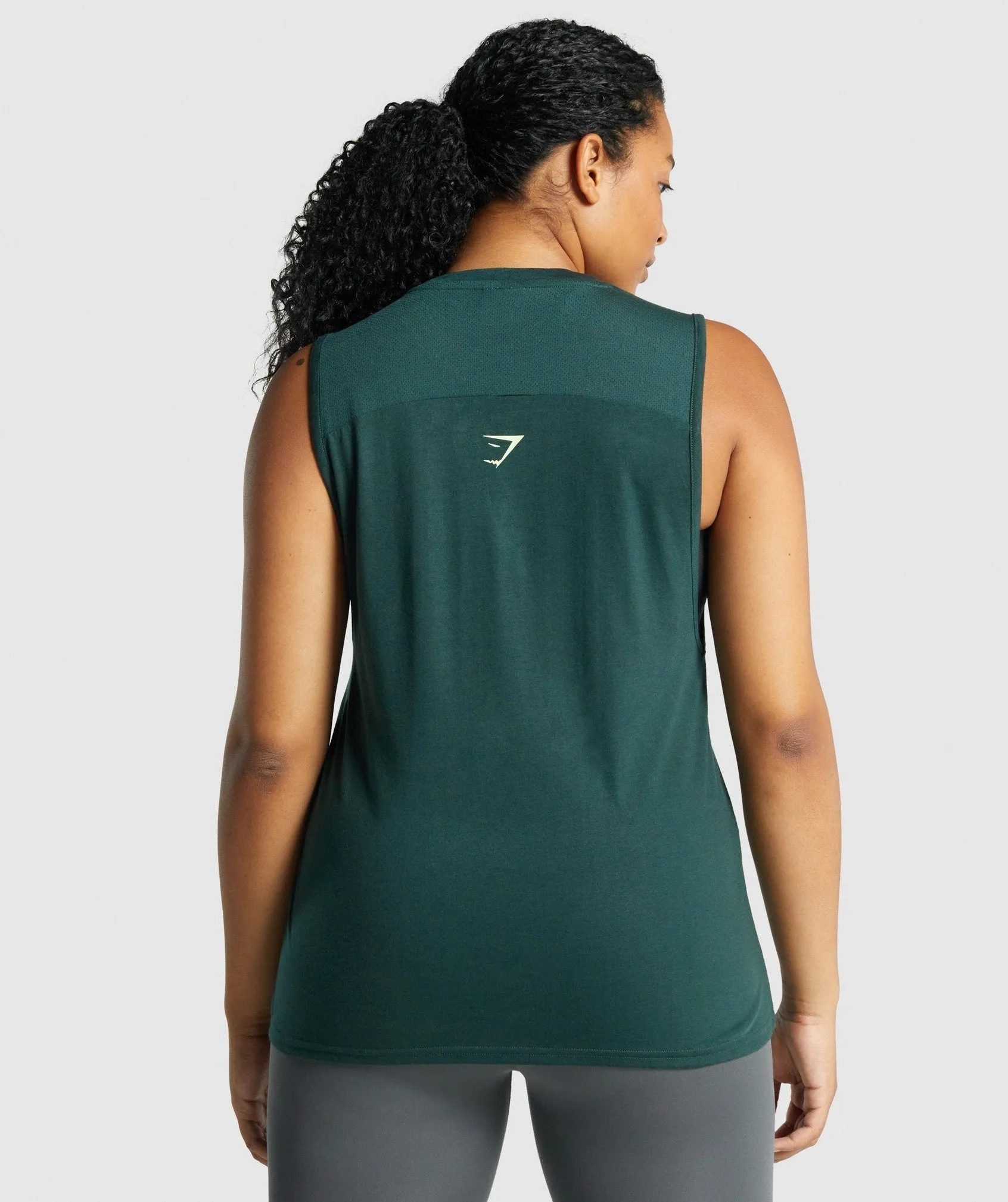 Gymshark Apollo Graphic Tank - Dark Green