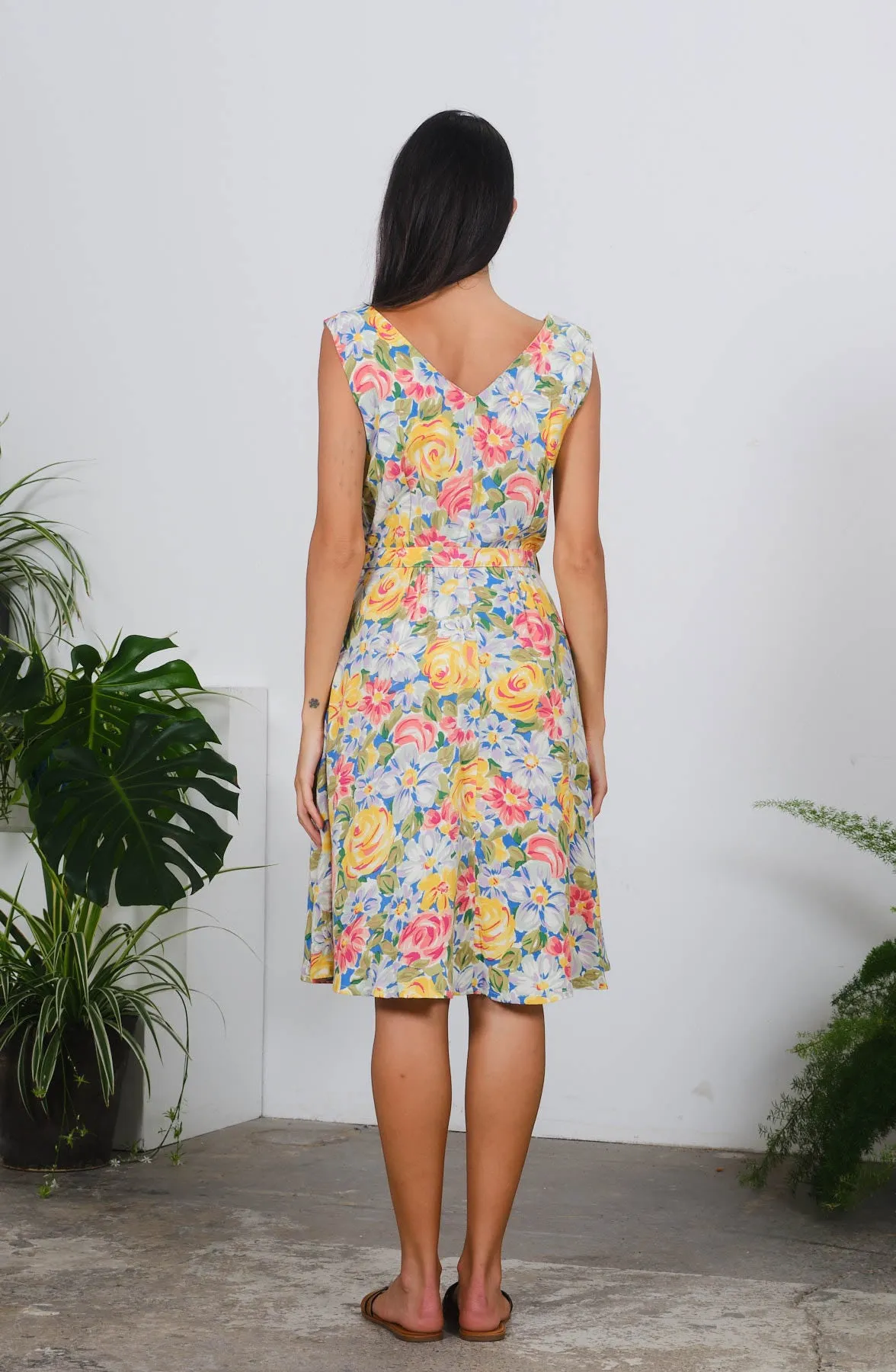 Hazel Dress in Botanical Print