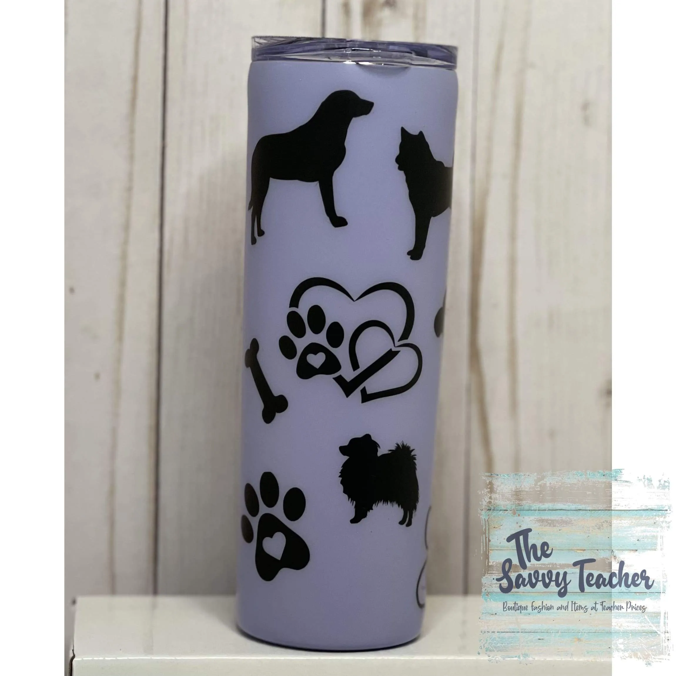 Hold my Drink I need to Pet that Dog Matte 20 Oz Tumbler.