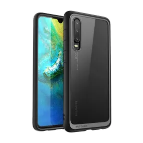 Huawei P30 Unicorn Beetle Style Slim Clear Case-Black