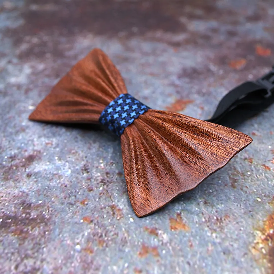 Hudson Wooden Bow Tie Set