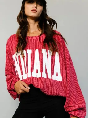 Indiana Oversized Graphic Sweatshirt