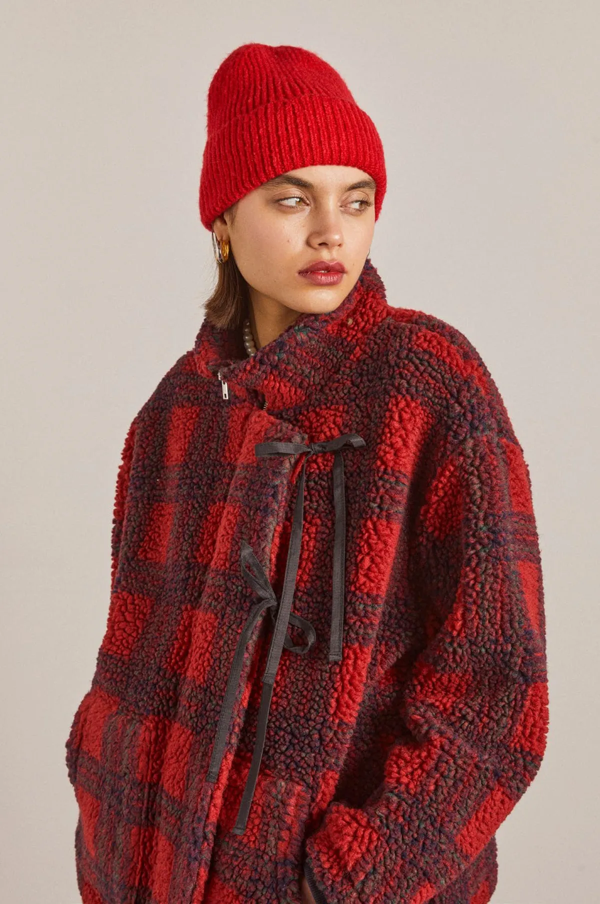 Ingrid Borg Jacket Red Check