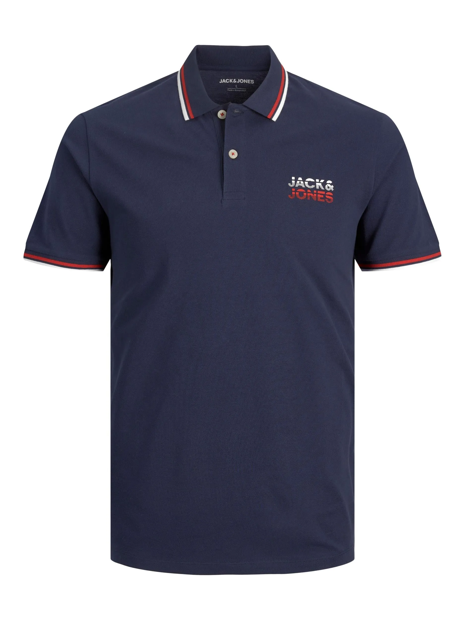 Jack & Jones Atlas Navy Polo Shirt Navy