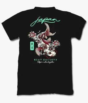 Japan Koi Tattoo Mens T-Shirt