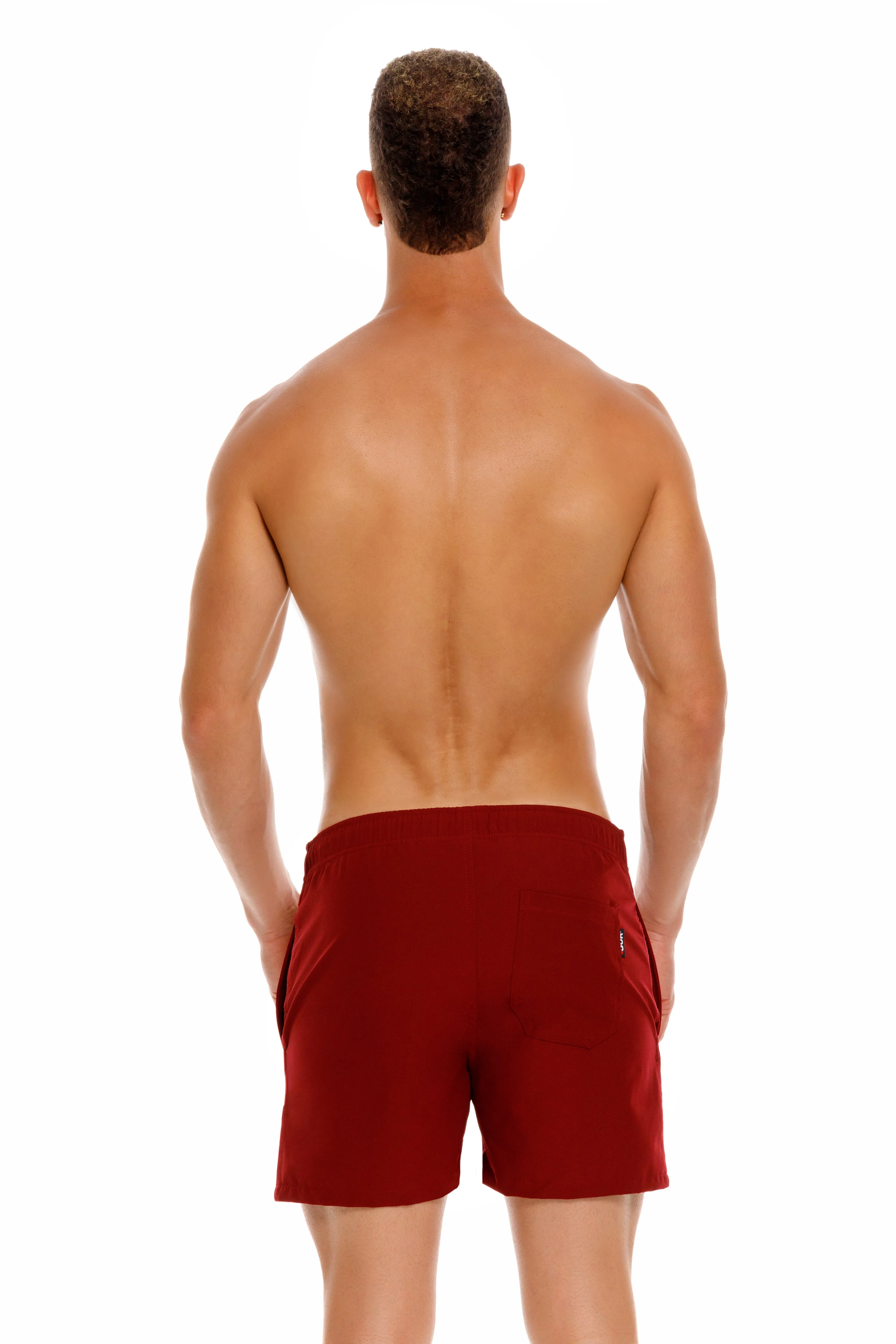 JOR Brixton 4" swim short wine