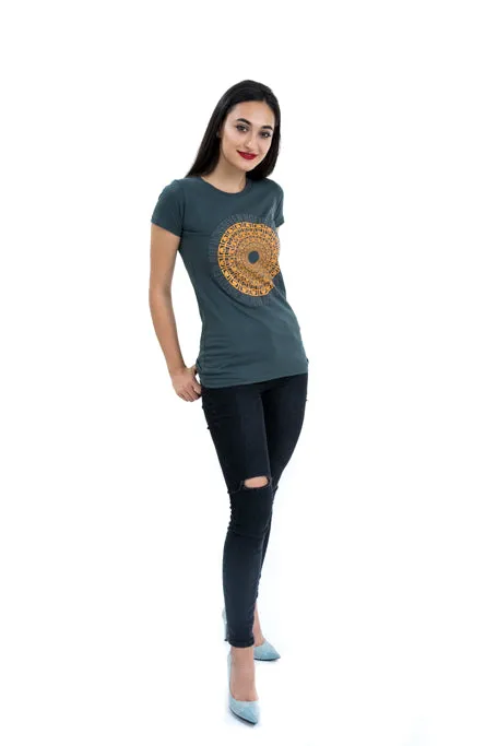 Ladies Grey Sundial Tee